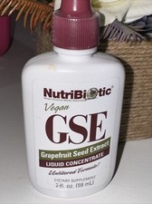 NutriBiotic, GSE, Grapefruit Seed Extract, Liquid Concentrate, 2fl. 59ml New