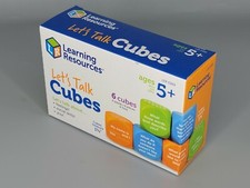 Let  s Talk Cubes - Learning Resources - 6 Cubes Ages 5 SEL  Autism Therapy NEW