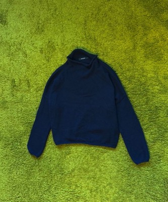 Lisa Yang 100% cashmere navy pullover sweater womens size 2