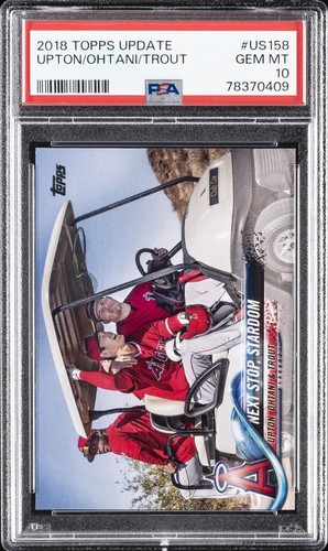 2018 Justin Upton / Shohei Ohtani / Mike Trout #US158