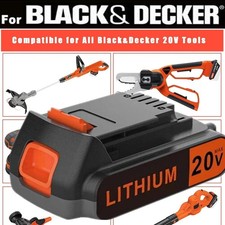 2.0Ah for Black and Decker 20V Lithium-Ion Max Battery 20 Volt LBXR20 LBXR2020