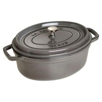 Staub La Cocotte 29Cm Oval Graphit-Grau, Gusseisen 1003931 (3272341029188)