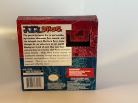 Jack Bros Nintendo Virtual Boy Game Complete MINT, RARE, with Acrylic Case! 🎃  