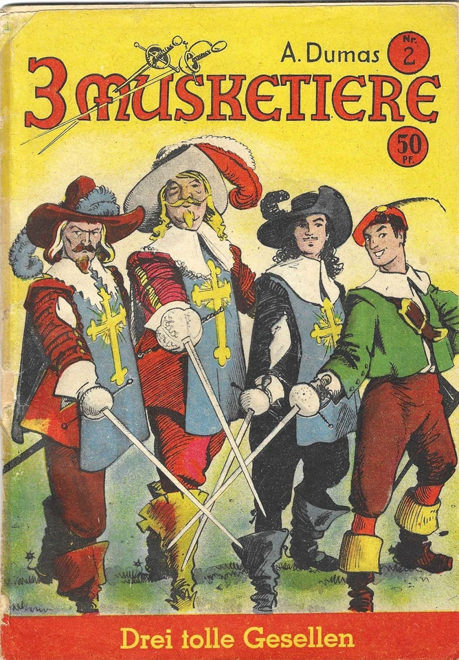 3 Musketiere Gb Nr. 1-7, 9, 10 Original Verlag Moderne Literatur/Titanus - Bild 3 von 4