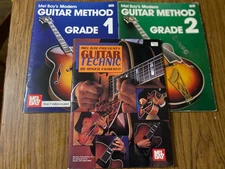 Mel Bay's Modern Guitar Method: Grade 1 & 2 Plus Technic by Mel Bay - Lot of 3