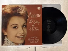 Annette - The Story of My Teens 1962 Vinyl LP - Vista Mono Gatefold - VG+/VG