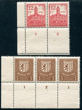 SBZ 1946 156xL, 161xL ** POSTFRISCH LEERFELDER (S5745