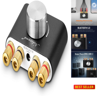 Nobsound Mini Bluetooth 5.0 Digital Power Amplifier HiFi Stereo Verstärker 2.0