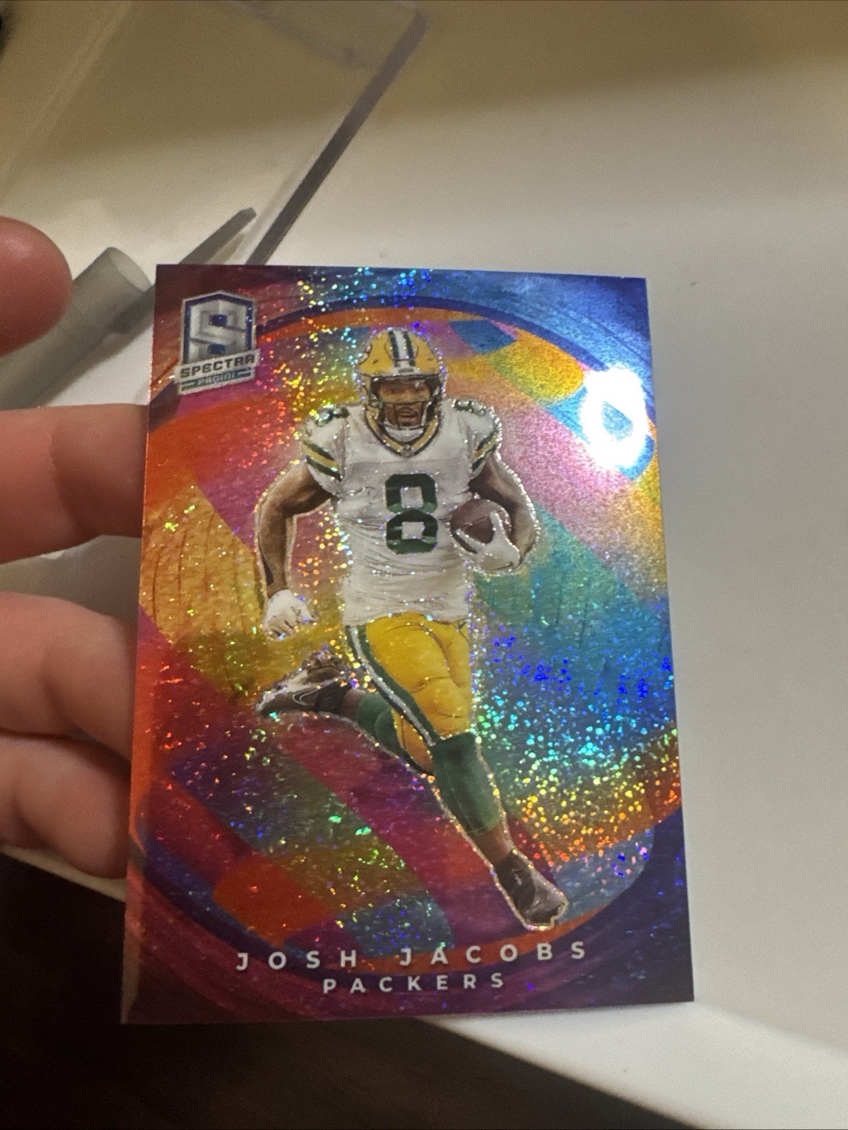 2024 Panini Spectra - Color Sphere Josh Jacobs #CS-7