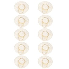 10 Pcs 5 Inch Miniature Doll Straw Hats Size XL for DIY Craft