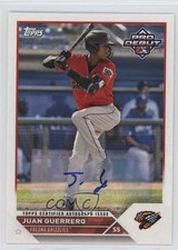 2023 Topps Pro Debut Auto Juan Guerrero #PD-158 Auto 1j1i