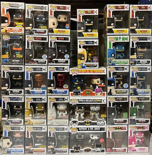 Huge Lot x30+ D.C. Batman Funko Pops Limited Edition & Exclusives w/ Protectors