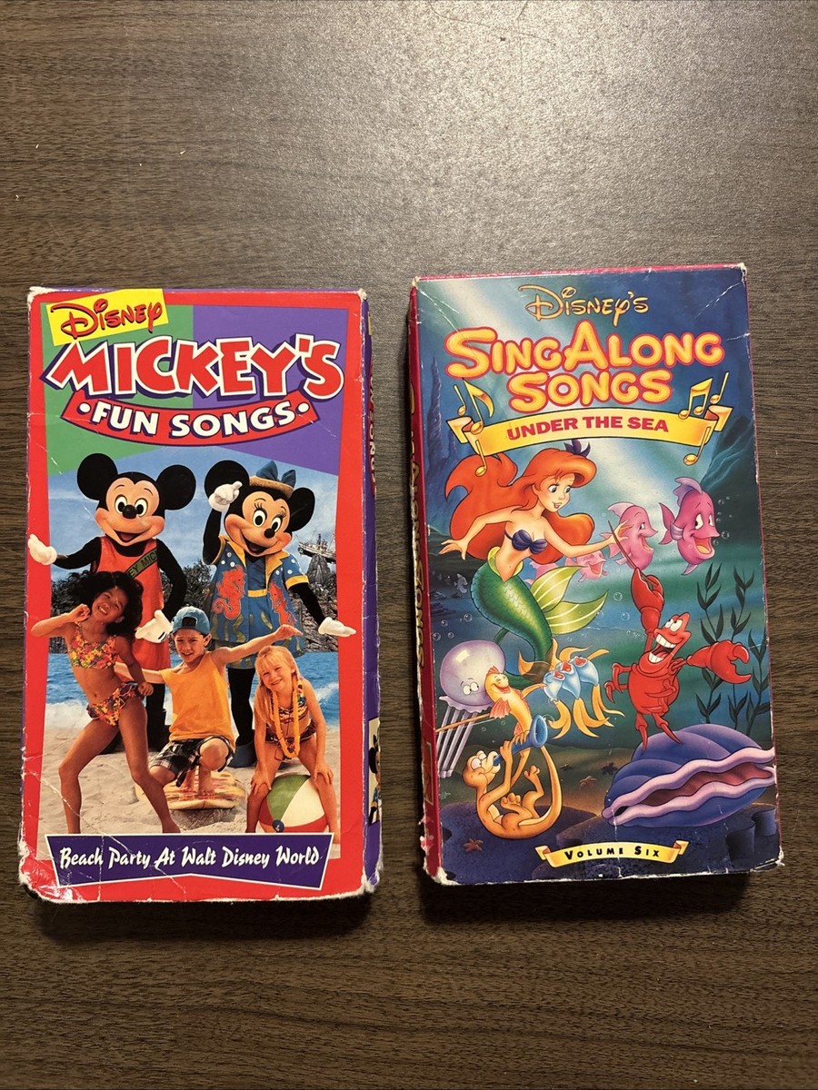 Disney's Sing Along Songs Beach Party at Walt Disney World VHS