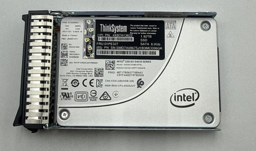 Lenovo ThinkSystem 1.92TB 2.5" SATA 6Gb/s Solid State Drive SSD 01PE327 /w Caddy