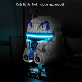 Light Kit for Lego Captain Rex Helmet Set 75349, Innovative Led Lighting Kit Lig