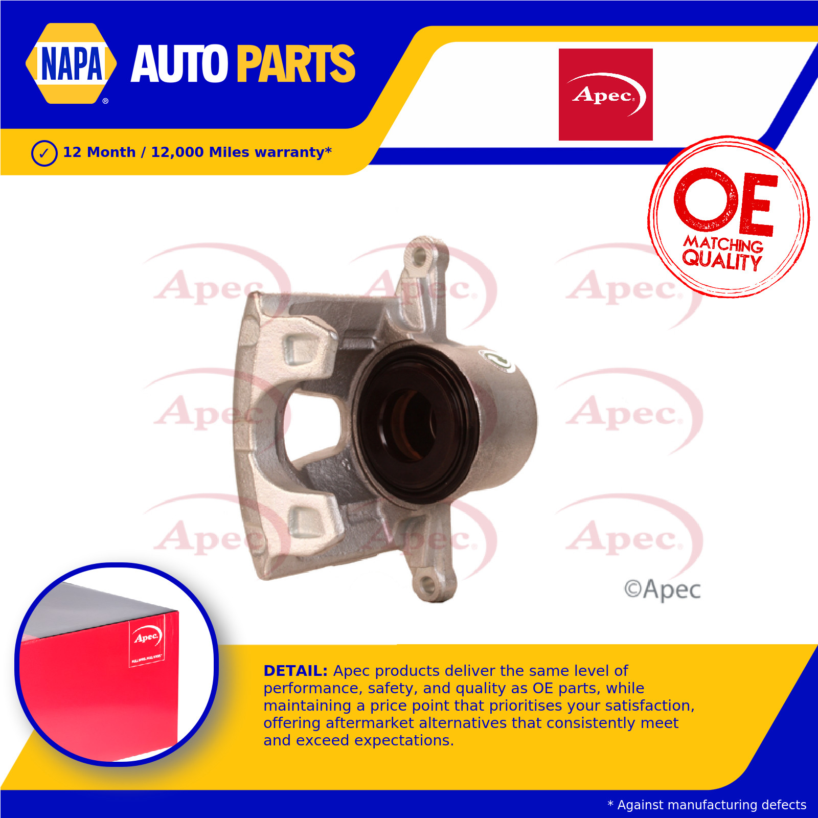 Brake Caliper LCA610 Apec K05066423AA 05066423AA Genuine Top Quality Guaranteed