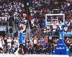 Jalen Brunson Autographed New York Knicks 8x10 Photo with COA/Matching Hologram