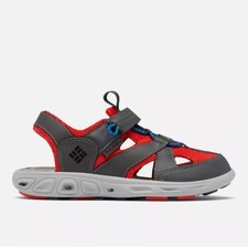 Columbia Boy  s size 2 Techsun Wave Red/Charcoal Gray Water Sandal