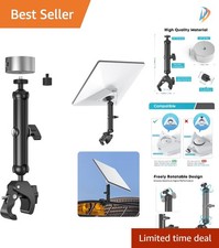 Tool-Free Adjustable Starlink Mini Mount for RVs, Boats, and Campers - Gray