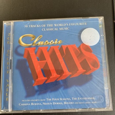 CLASSIC HITS Classical 2x CD Vivaldi Mozart Verdi Chopin 50 Unbeatable Tracks NM