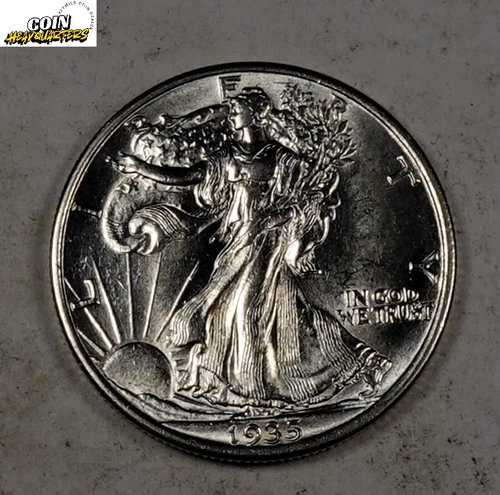 1935 Walking Liberty Half Dollar * Gem BU * Better Date * 90% Silver * XH162