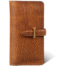Shock-Proof Phone Case, Genuine Leather Card Holder