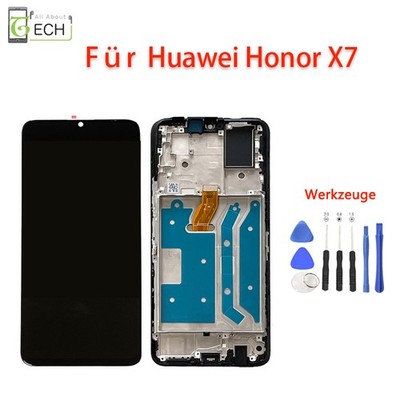 Für Honor X7 CMA-LX1 LCD Display mit Rahmen Touchscreen Bildschirm Ersatzteil