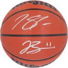 Brunson Towns Autographed Knicks Basketball Wilson Authentic Fanatics