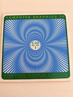 Computer Graphics 70 CG70 Brunel Univ IBM Stanford AI CAD Op Art 1970