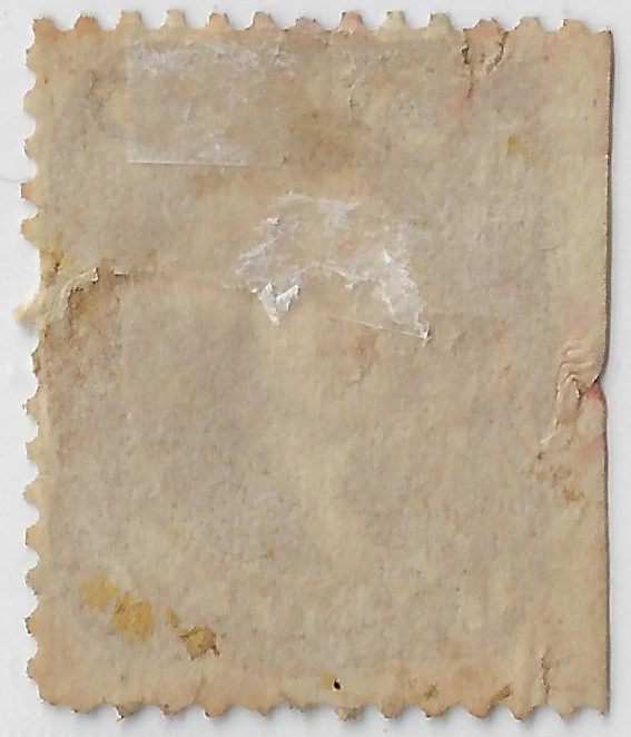 US Scott 67, usado, CV$ 750, sem grelha 5c buff Jefferson, centralização G-VG, (A7621 - Imagem 2 de 3