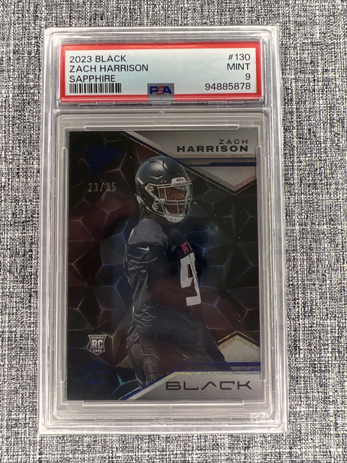 Zach Harrison Panini Black #130 Sapphire