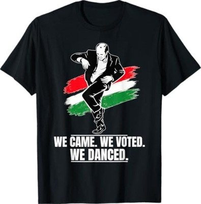 Hungarian Election 2026 Tisza Victory Dancing Politician T-Shirt