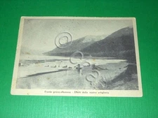 WWII Military Postcard - Greek-Albanian Front - Artillery Effects.