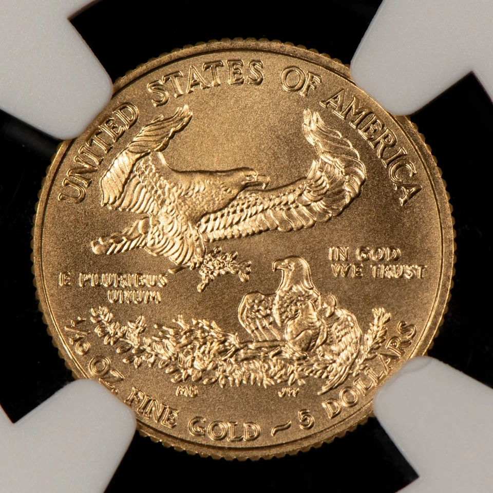 2017 G$5 1/10 oz Gold American Eagle - First Release - NGC MS 70 - SKU-G5864 - Image 4 of 4