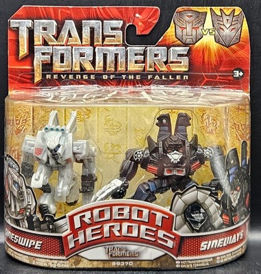 Transformers Robot Heroes Revenge of the Fallen Sideswipe vs. Sideways