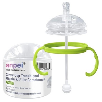 Straw Sippy Cup Transitional Nipple Kit Compatible Comotomo Baby Bottles 5oz 8oz