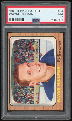 Wayne Hillman #34 1966 Topps USA Test card