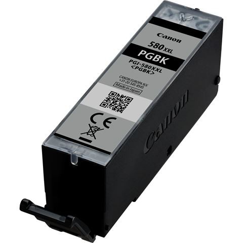 Cartouche Canon PGI-580XXL encre noire pigmentée haute capacité pour Pixma TS8150 TS6150
