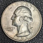 1953-D Washington Silver Quarter 25C GEM UNC! Old Glory C&C Weekly 1c Auction!