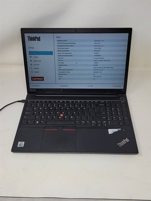 LENOVO ThinkPad E15 20RD005KUS Laptop Intel I7-10510U 8GB 256GB SEE NOTES