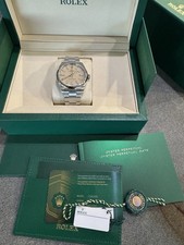 UNWORN 2025 Rolex Oyster Perpetual OP BEIGE Stainless Steel 41mm Watch 134300 7