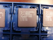 VINTAGE Gold Ceramic AMD Am29040-33GC 32-bit 33MHz RISC Microprocessor Rare part