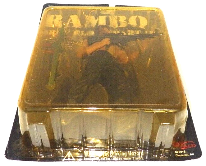 N2Toys 2001 RAMBO First Blood Pt II Sylvester Stallone Rambo do Japão Raro Novo - Imagem 2 de 4