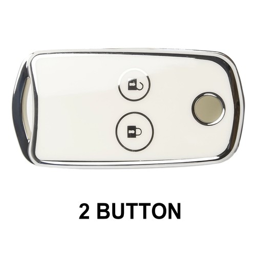 2 Button Flip Key Fob Cover Case for Civic for Accord Jazz for CRV HRV CRZ - Picture 2 of 22