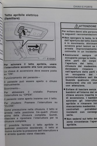 libretto uso manutenzione toyota corolla italiano 2000 - Foto 5 di 5