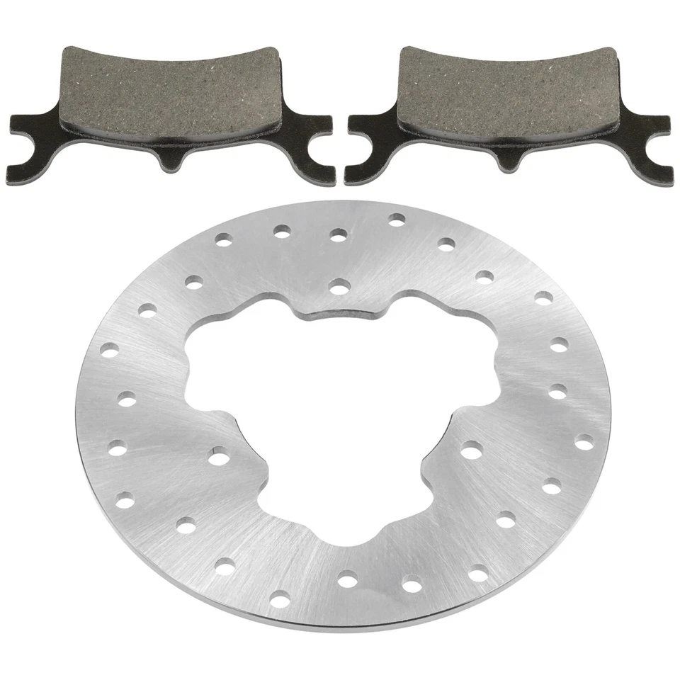 Rear Brake Disc Rotor w/ Pads fits Polaris Trail Blazer 330 2010 2011 2012 2013  - Image 4 of 4