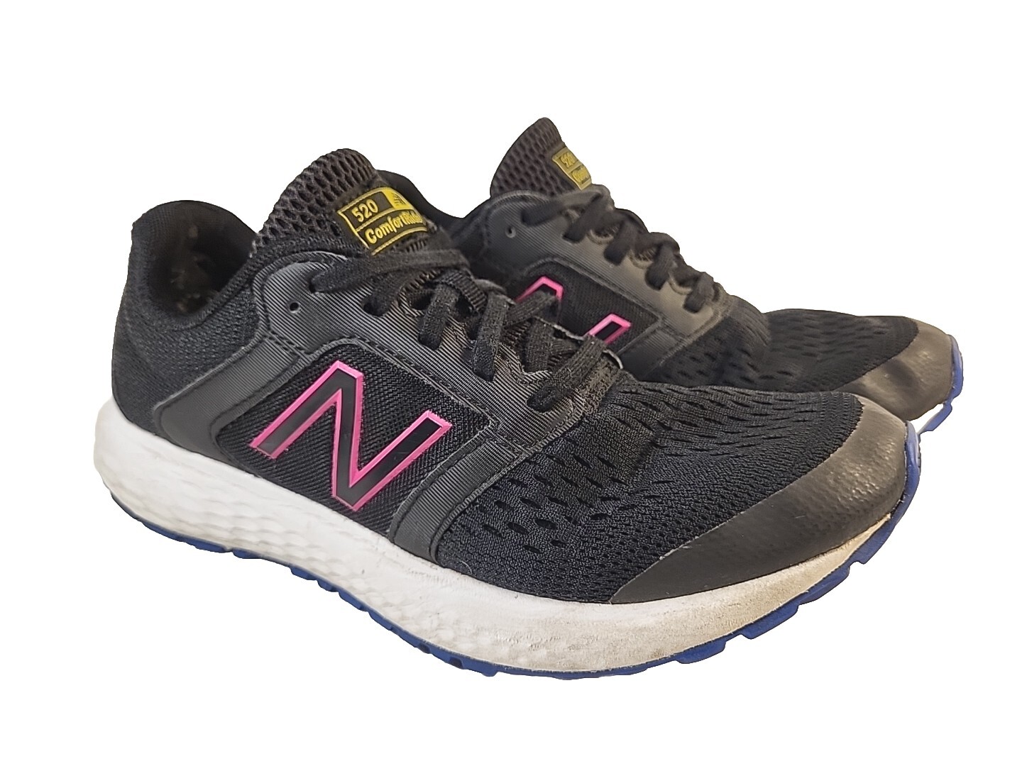 New Balance 520 / U.S. SIZE WOMENS 8.5 / black, white, pink **READ DESCRIPTION**