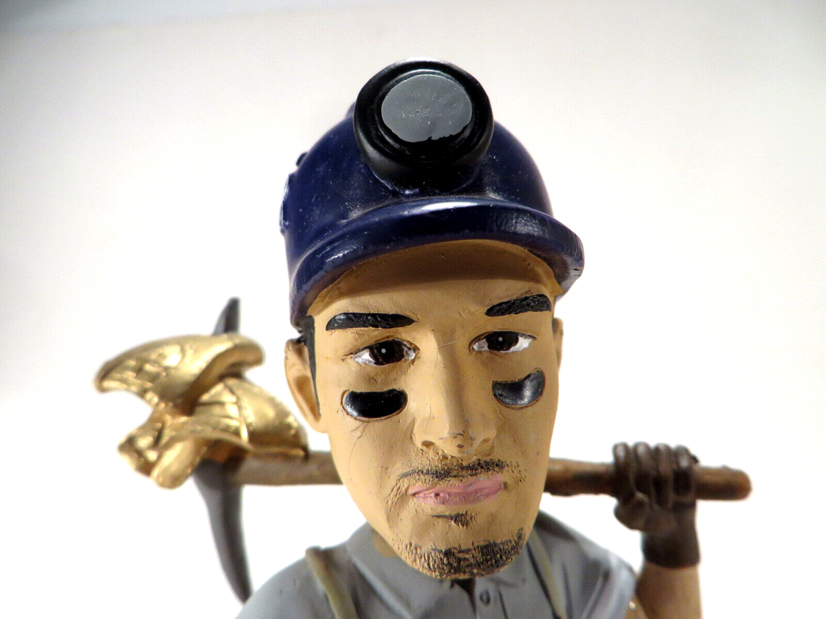 Colorado Rockies Bobblehead #28 Nolan Arenado Gold Glove Miner No