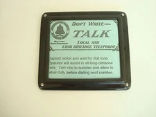 Payphone  3 slot pay phone Western Electric  Middle direction sign AE NE