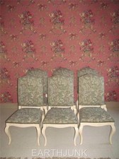 Ethan Allen Set of 6 Upholstered Legacy Brittany White Side Chairs 7059 SALE!